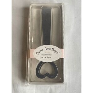 40pc Bulk Heart Sugar Tongs Silver Stainless Steel Wedding Bridal Shower Favors